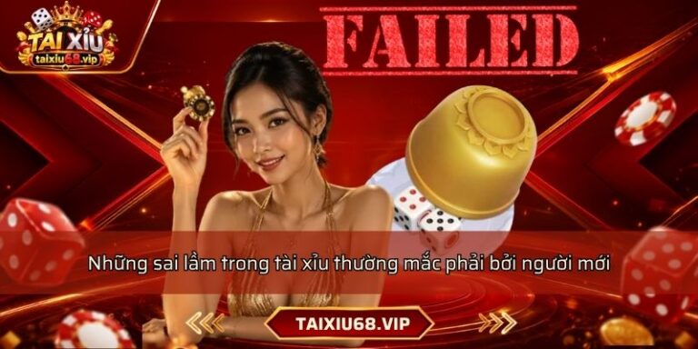 Những sai lầm trong tài xỉu thường mắc phải bởi người mới